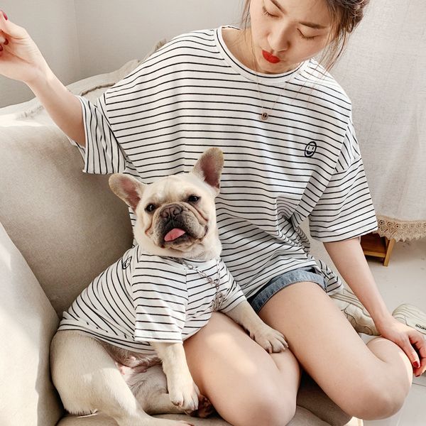 pet matching cothes for sma dogs french budog striped pet shirt dog cothing for dogs costume ropa perro pug puppy outfit
pet matching cothes for sma dogs french budog striped pet shirt dog cothing for dogs costume ropa perro pug puppy outfit
