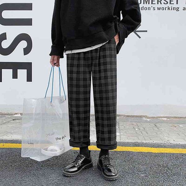 men's pants spring autumn corduroy fashion retro plaid men streetwear loose straight wide-leg mens trousers m-5xl wjbm, Black
men's pants spring autumn corduroy fashion retro plaid men streetwear loose straight wide-leg mens trousers m-5xl wjbm, Black