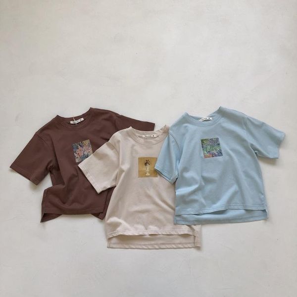style girls boys printed t-shirt summer fashion cotton short sleeve kids clothes 2-8 years t-shirts, Blue
style girls boys printed t-shirt summer fashion cotton short sleeve kids clothes 2-8 years t-shirts, Blue