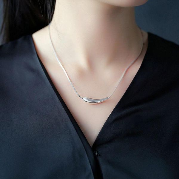 chokers simple titanium steel water drop necklace minimalist 3 colors fashionable clavicle chain choker for party accessories girl gifts, Golden;silver
chokers simple titanium steel water drop necklace minimalist 3 colors fashionable clavicle chain choker for party accessories girl gifts, Golden;silver