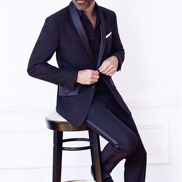 men's suits & blazers arrival groomsmen navy blue groom tuxedos shawl satin lapel men wedding man bridegroom blazer (jacket + pant, White;black
men's suits & blazers arrival groomsmen navy blue groom tuxedos shawl satin lapel men wedding man bridegroom blazer (jacket + pant, White;black