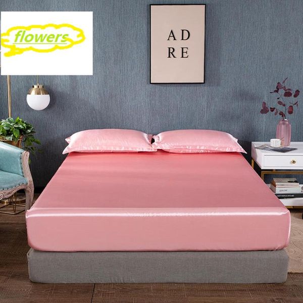 sheets & sets srf 1pcs luxury satin silk pink jade fitted sheet mattress cover elastic rubber band printed bed women men
sheets & sets srf 1pcs luxury satin silk pink jade fitted sheet mattress cover elastic rubber band printed bed women men