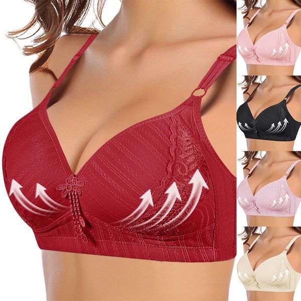 plus size cup women stripe bra anti-sag gathered bra no steel ring breathing adjustable bra wireless push-up bras, Red;black
plus size cup women stripe bra anti-sag gathered bra no steel ring breathing adjustable bra wireless push-up bras, Red;black