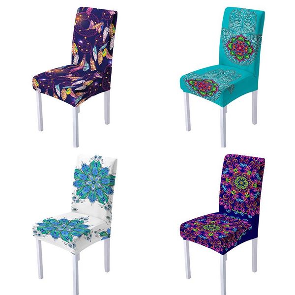 colorful mandala chair cover elastic dining room stretch slipcover modern seat protector for kitchen covers
colorful mandala chair cover elastic dining room stretch slipcover modern seat protector for kitchen covers