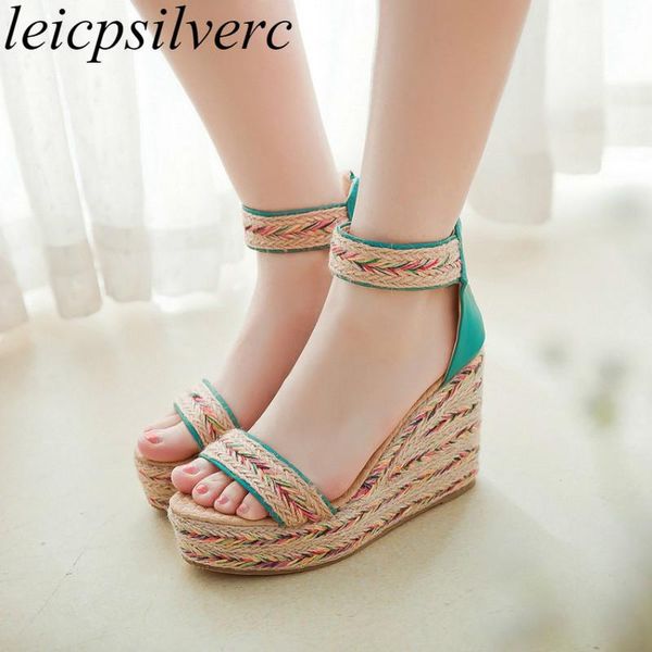women sandals super high heel beach shoe summer pu zip platform wedges 2021 fashion casual party black beige sky blue
women sandals super high heel beach shoe summer pu zip platform wedges 2021 fashion casual party black beige sky blue