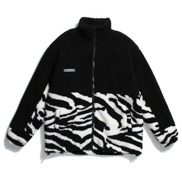 men's jackets hip hop zebra pattern sherpa men women streetwear pocket decoration jacket 2021 winter harajuku, Black;brown
men's jackets hip hop zebra pattern sherpa men women streetwear pocket decoration jacket 2021 winter harajuku, Black;brown