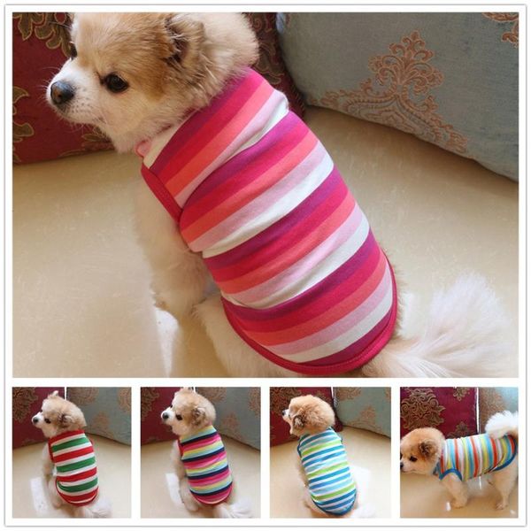 dog apparel clothes cat stripe vest cotton for small dogs jacket costume pet t-shirt puppy doggy mascotas chihuahua supplie #09
dog apparel clothes cat stripe vest cotton for small dogs jacket costume pet t-shirt puppy doggy mascotas chihuahua supplie #09