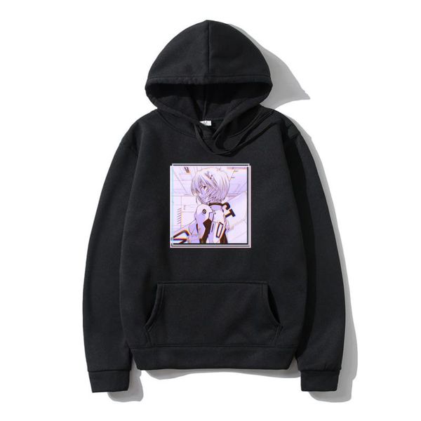 men's hoodies & sweatshirts men/women fashion hip hop long sleeve oversize ayanami rei clothes anime harajuku kawaii sweatshirt vinta, Black
men's hoodies & sweatshirts men/women fashion hip hop long sleeve oversize ayanami rei clothes anime harajuku kawaii sweatshirt vinta, Black
