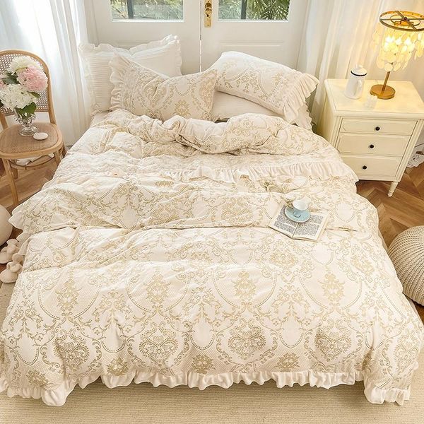 bedding sets super soft carved velvet fleece princess wedding bed skirt set shaggy duvet/quilt cover bedspread linen pillowcases
bedding sets super soft carved velvet fleece princess wedding bed skirt set shaggy duvet/quilt cover bedspread linen pillowcases