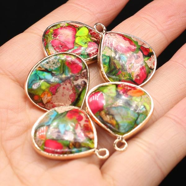charms natural gem emperor stone fat drop-shaped pendant loose beads diy retro charm party necklace earrings jewelry accessories making, Bronze;silver
charms natural gem emperor stone fat drop-shaped pendant loose beads diy retro charm party necklace earrings jewelry accessories making, Bronze;silver