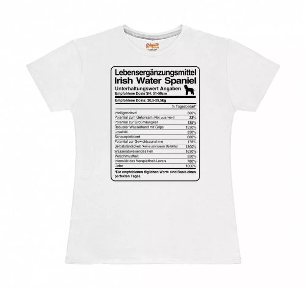T-Shirt Womens dose Irish Water Spaniel Life Supplements by siviwonder, Mainly pictures
T-Shirt Womens dose Irish Water Spaniel Life Supplements by siviwonder, Mainly pictures