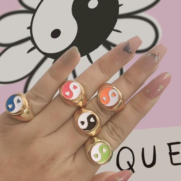 wedding rings 2021 gold color metal korean cute enamel daisy tulip heart yin and yang wonderful choice for women jewelry, Slivery;golden
wedding rings 2021 gold color metal korean cute enamel daisy tulip heart yin and yang wonderful choice for women jewelry, Slivery;golden