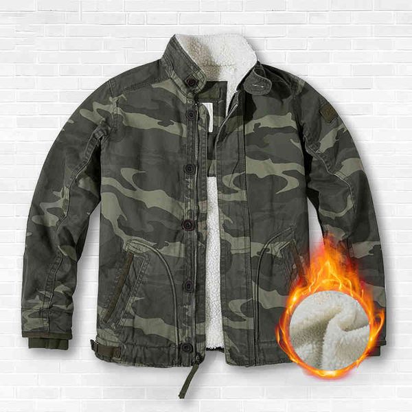 men's jackets camo military winter men thick wool liner windbreaker mens casual outdoor male chaqueta hombre size xs-2xl xp8h, Black;brown
men's jackets camo military winter men thick wool liner windbreaker mens casual outdoor male chaqueta hombre size xs-2xl xp8h, Black;brown