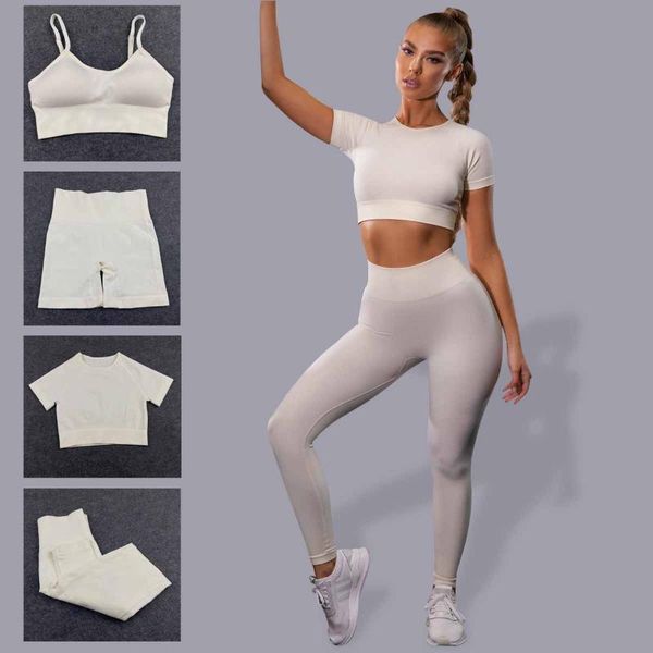 yoga outfit seamless women's tracksuit set workout shirts sport bra short crop high waist running leggings sports suit gym clothing
yoga outfit seamless women's tracksuit set workout shirts sport bra short crop high waist running leggings sports suit gym clothing