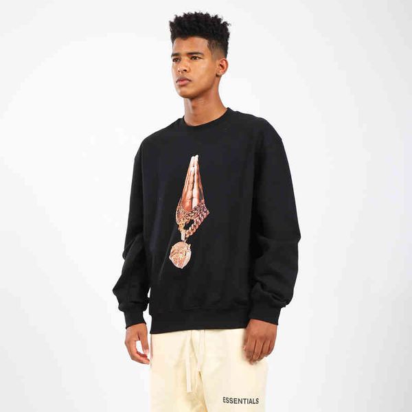 clothes vl v- x pop smoke necklace large v print round neck sweater hip hop high street loose men's and women's couple's fact, Black
clothes vl v- x pop smoke necklace large v print round neck sweater hip hop high street loose men's and women's couple's fact, Black