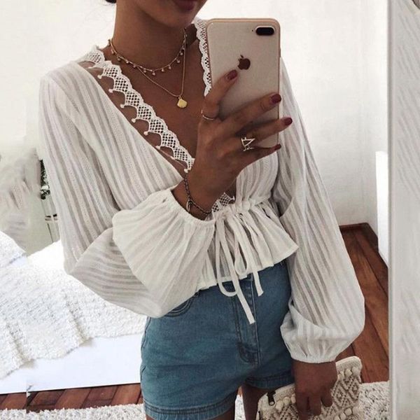 foridol deep v neck sash pelpum long sleeve blouse shirt women autumn winter sheer white short stripe vintage women's blouses & shirts
foridol deep v neck sash pelpum long sleeve blouse shirt women autumn winter sheer white short stripe vintage women's blouses & shirts
