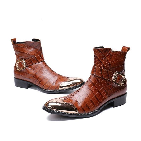 christia bella british style bullock men genuine leather ankle brown wedding business dress boots plus size cowboy eqr2, Black
christia bella british style bullock men genuine leather ankle brown wedding business dress boots plus size cowboy eqr2, Black