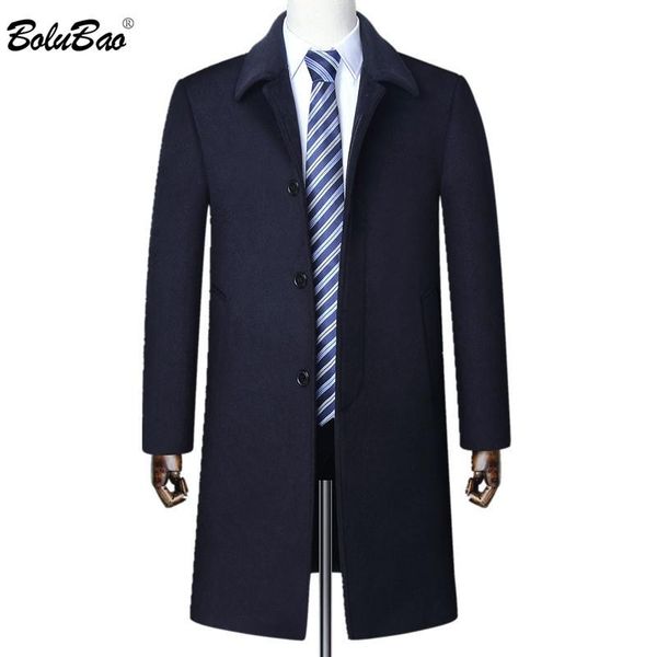 men's wool & blends bolubao brand blend coats men winter solid long section coat business casual wild overcoat male, Black
men's wool & blends bolubao brand blend coats men winter solid long section coat business casual wild overcoat male, Black