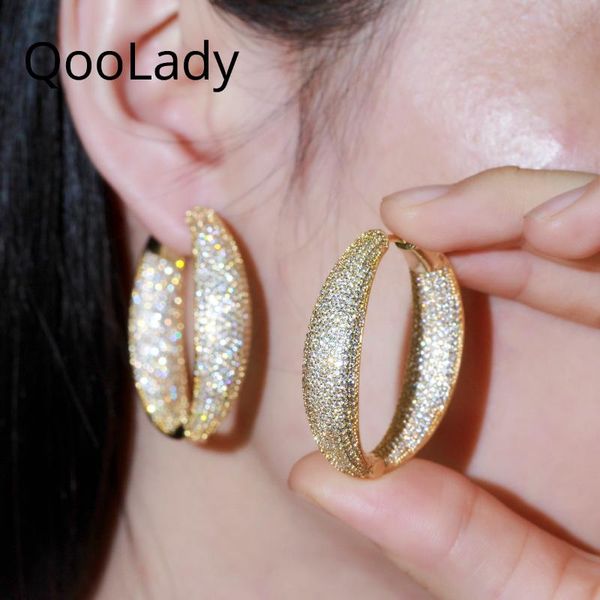 hoop & huggie qoolady luxury african dubai cubic zirconia gorgeous women big statement circle round earrings wedding party jewelry ae257, Golden;silver
hoop & huggie qoolady luxury african dubai cubic zirconia gorgeous women big statement circle round earrings wedding party jewelry ae257, Golden;silver