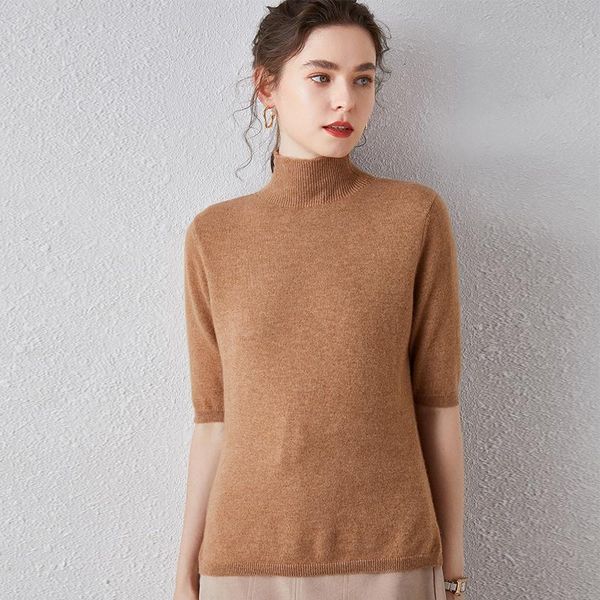 women's sweaters women autumn winter slim turtleneck solid knitted half sleeve female 100% cashmere soft high quanlity pullovers girl c, White;black
women's sweaters women autumn winter slim turtleneck solid knitted half sleeve female 100% cashmere soft high quanlity pullovers girl c, White;black