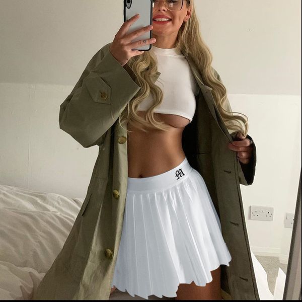 skirts white pleated woman short dress elastic waist skirts mircro summer embroidery mini tennis skirt new preppy, Black
skirts white pleated woman short dress elastic waist skirts mircro summer embroidery mini tennis skirt new preppy, Black