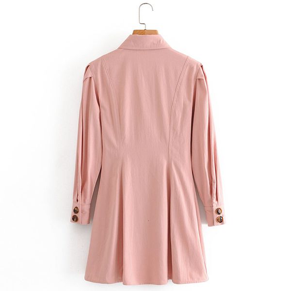 skirts french retro tooling lapel long sleeve chic female harajuku cute mini pink single breasted pocket women's dress, Black
skirts french retro tooling lapel long sleeve chic female harajuku cute mini pink single breasted pocket women's dress, Black