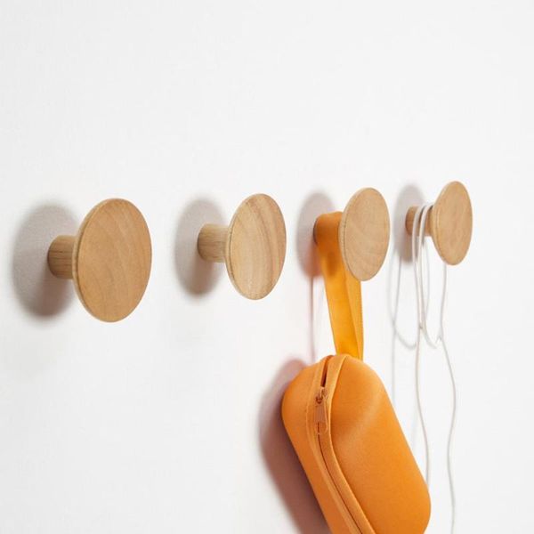 hooks & rails 1 set clothes hook home wall mounted hanging organizer wooden hat towel bath robe rack for accessories
hooks & rails 1 set clothes hook home wall mounted hanging organizer wooden hat towel bath robe rack for accessories
