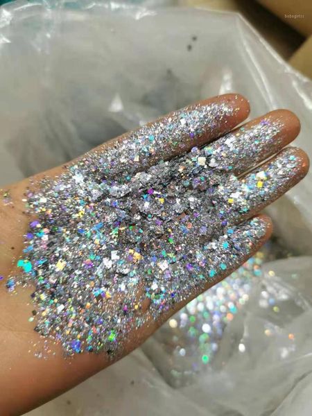 1bag 500gram festival nail glitter powder holographic gradient sequins nails art decorations for face makeup body glitter1, Silver;gold
1bag 500gram festival nail glitter powder holographic gradient sequins nails art decorations for face makeup body glitter1, Silver;gold