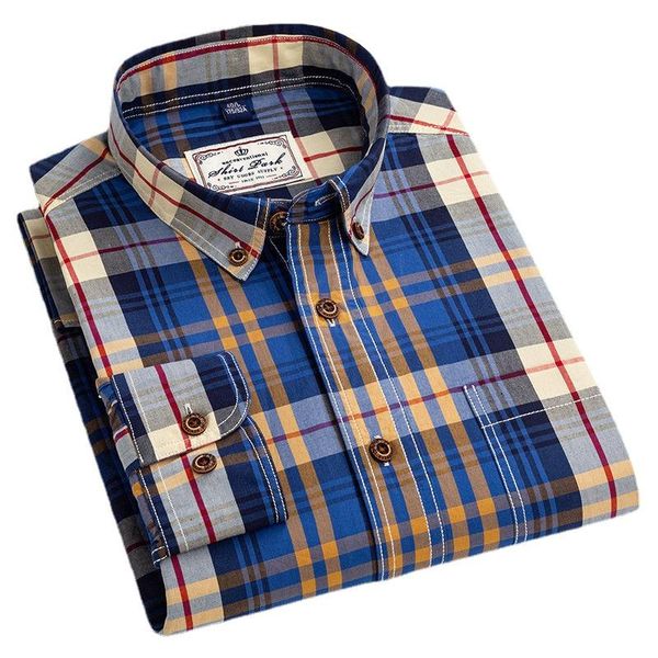 men's casual shirts plaid checkered cotton long sleeve button-down high-quality stylish comfortable thick soft shirt slim fit, White;black
men's casual shirts plaid checkered cotton long sleeve button-down high-quality stylish comfortable thick soft shirt slim fit, White;black