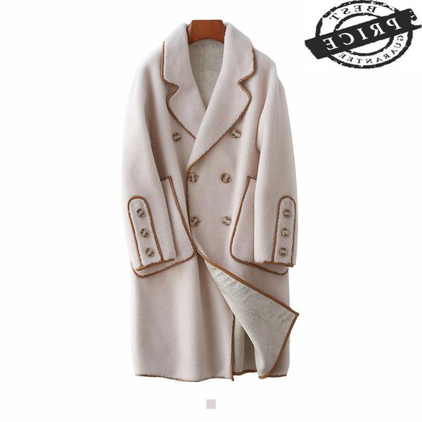 women's fur & faux coat real female winter jacket women clothes 2021 korean elegant sheep shearing coats vintage 100% wool hiver 2310a, Black
women's fur & faux coat real female winter jacket women clothes 2021 korean elegant sheep shearing coats vintage 100% wool hiver 2310a, Black