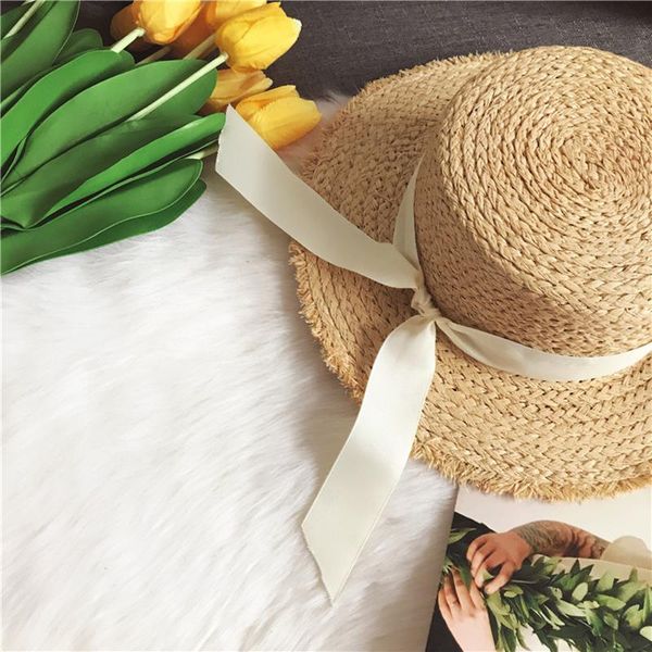 wide brim hats &dolphin handmade women summer sun hat beach raffia panama straw cap big black white bow ribbon temperament flat uv cut, Blue;gray
wide brim hats &dolphin handmade women summer sun hat beach raffia panama straw cap big black white bow ribbon temperament flat uv cut, Blue;gray