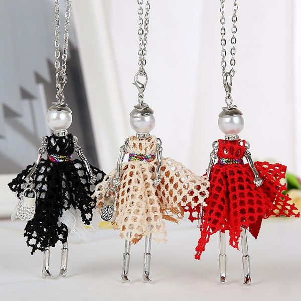 colors 2 layer princess dress fashion women necklace statement dace girl doll for hand make jewelry pendant necklaces, Silver
colors 2 layer princess dress fashion women necklace statement dace girl doll for hand make jewelry pendant necklaces, Silver