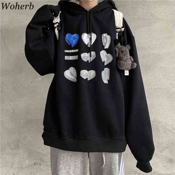 heart print hooded sweatshirts women loose hoodies streetwear ins casual fleece pullover autumn harajuku hoodie 210417, White
heart print hooded sweatshirts women loose hoodies streetwear ins casual fleece pullover autumn harajuku hoodie 210417, White