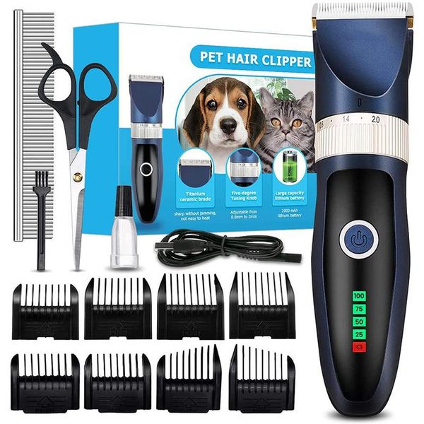 dog grooming clipper hair clippers (pet/cat/dog/) haircut trimmer shaver set pets cordless rechargeable professional
dog grooming clipper hair clippers (pet/cat/dog/) haircut trimmer shaver set pets cordless rechargeable professional