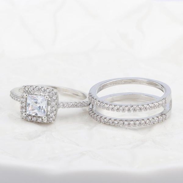 creative rings set 4-claw square crystal zircon luxury trend s925 jewelry for women wedding engagement statement gifts, Slivery;golden
creative rings set 4-claw square crystal zircon luxury trend s925 jewelry for women wedding engagement statement gifts, Slivery;golden