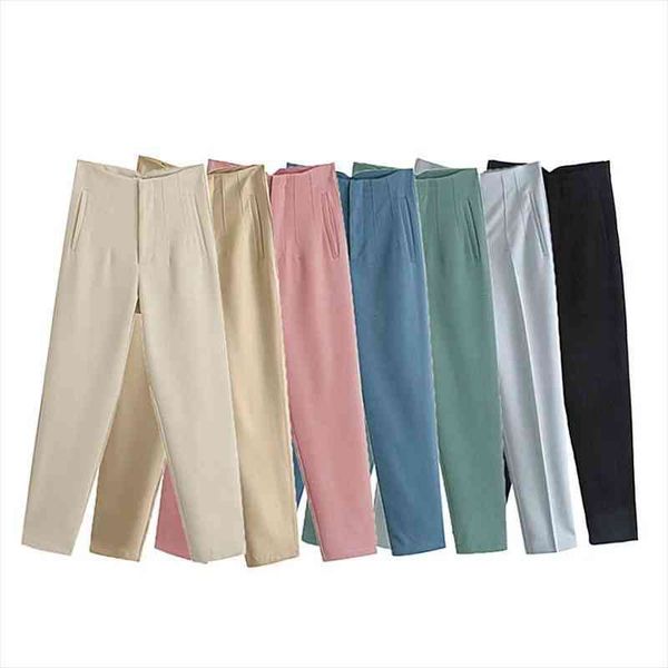 za women pants elegant blue black office pencil pants casual high waist fenale long trousers, Black;white
za women pants elegant blue black office pencil pants casual high waist fenale long trousers, Black;white