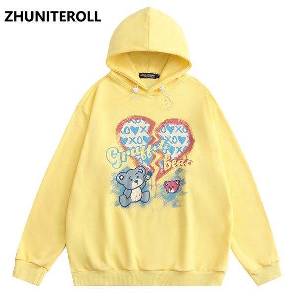 men's hoodies & sweatshirts cartoon bear print 2021 men hoodie sweatshirt hip hop streetwear painting pullover harajuku cotton casual a, Black
men's hoodies & sweatshirts cartoon bear print 2021 men hoodie sweatshirt hip hop streetwear painting pullover harajuku cotton casual a, Black