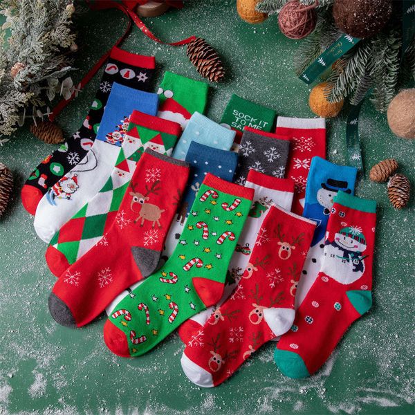 new christmas socks children's autumn winter monsoon middle tube, Black
new christmas socks children's autumn winter monsoon middle tube, Black