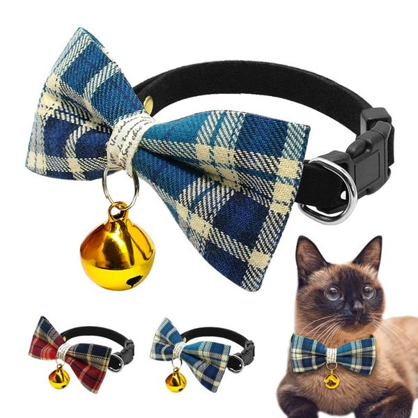 plaid bowkont cat collar kitten puppy collars with bell adjustable cats bow tie quick release for chihuahua & leads
plaid bowkont cat collar kitten puppy collars with bell adjustable cats bow tie quick release for chihuahua & leads