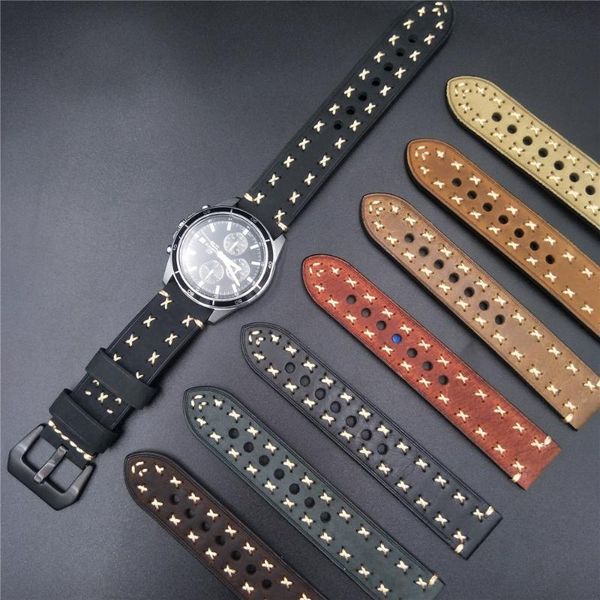 watch bands 22mm 24mm handmade genuine leather watchband strap universal crazy horse bracelet men women retro band belt accessories, Black;brown
watch bands 22mm 24mm handmade genuine leather watchband strap universal crazy horse bracelet men women retro band belt accessories, Black;brown
