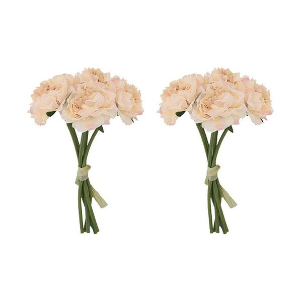 decorative flowers & wreaths 2pcs artificial bouquet home decoration accessories 5 head peony fake bridal wedding party decor supplies
decorative flowers & wreaths 2pcs artificial bouquet home decoration accessories 5 head peony fake bridal wedding party decor supplies