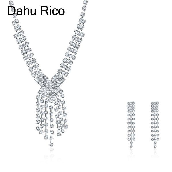 earrings & necklace tassel feminina ohrringe silver plated jewelry set conjuntos de joyas turkish viennois dahu rico wedding
earrings & necklace tassel feminina ohrringe silver plated jewelry set conjuntos de joyas turkish viennois dahu rico wedding