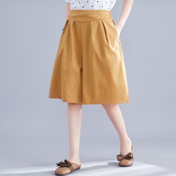 summer casual cotton linen shorts women plus size waist female women's short pants streetwear 210603, White;black
summer casual cotton linen shorts women plus size waist female women's short pants streetwear 210603, White;black