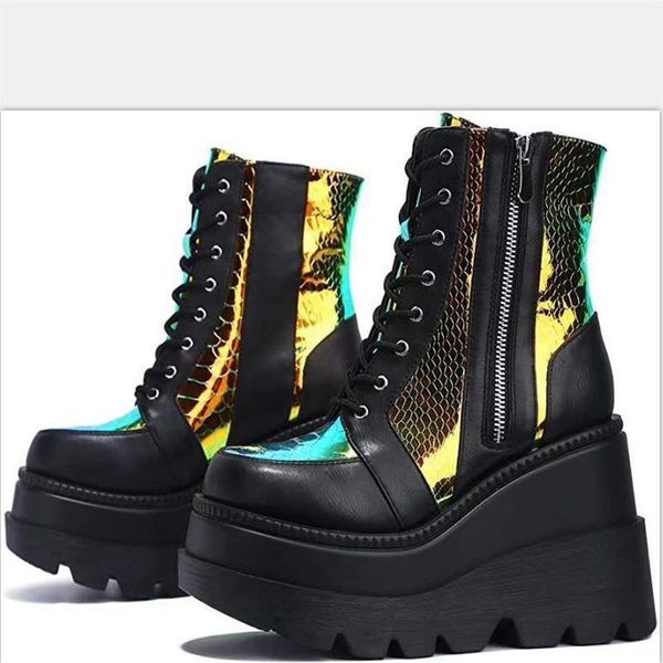 boots 2021women ankle plus size high sneakers platform zipper lace up mixed color autumn female wedges shoes35-43, Black
boots 2021women ankle plus size high sneakers platform zipper lace up mixed color autumn female wedges shoes35-43, Black
