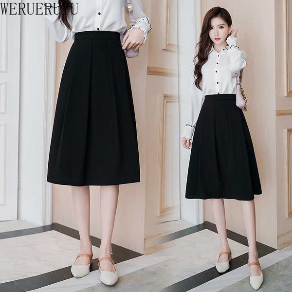 werueruyu long skirts womens autumn high waistpleated skirts female black long skirt streetwea 210608
werueruyu long skirts womens autumn high waistpleated skirts female black long skirt streetwea 210608