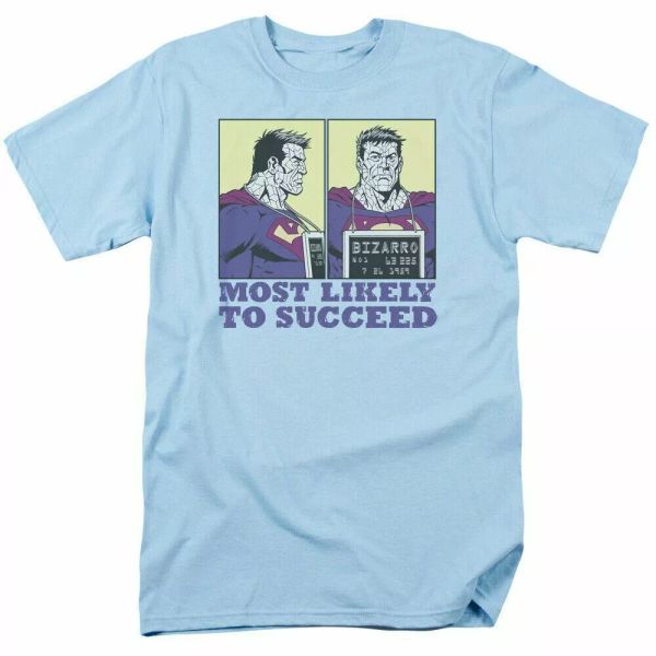Superman Most Likely T Shirt Mens Licensed Bizzaro DC Comics Tee Light Blue, White;black
Superman Most Likely T Shirt Mens Licensed Bizzaro DC Comics Tee Light Blue, White;black