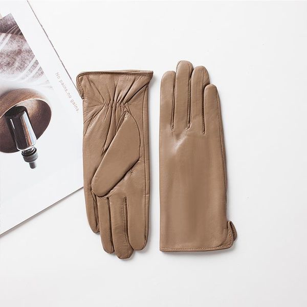 five fingers gloves 2021 genuine leather female winter plus velvet thermal driving windproof goatskin women k01a, Blue;gray
five fingers gloves 2021 genuine leather female winter plus velvet thermal driving windproof goatskin women k01a, Blue;gray