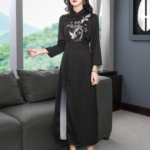 chinese traditional women dresses mandarin collar embroidery flower slim qipao lady elegant cheongsam han chinese clothing 11871, Red
chinese traditional women dresses mandarin collar embroidery flower slim qipao lady elegant cheongsam han chinese clothing 11871, Red