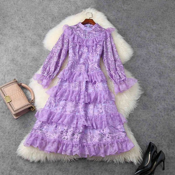 casual dresses spring long sleeve round neck purple floral tulle lace embroidery ruffle detail mid-calf dress elegant lj07t11754 g4ob, Black;gray
casual dresses spring long sleeve round neck purple floral tulle lace embroidery ruffle detail mid-calf dress elegant lj07t11754 g4ob, Black;gray
