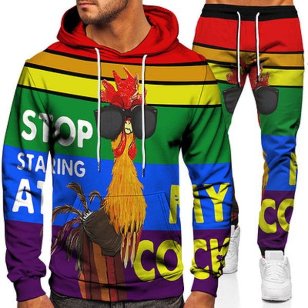2021 fashion men tracksuit casual streetwear sports suit turkey head pattern printing sportswear loose hip hop jogging suits, Gray
2021 fashion men tracksuit casual streetwear sports suit turkey head pattern printing sportswear loose hip hop jogging suits, Gray